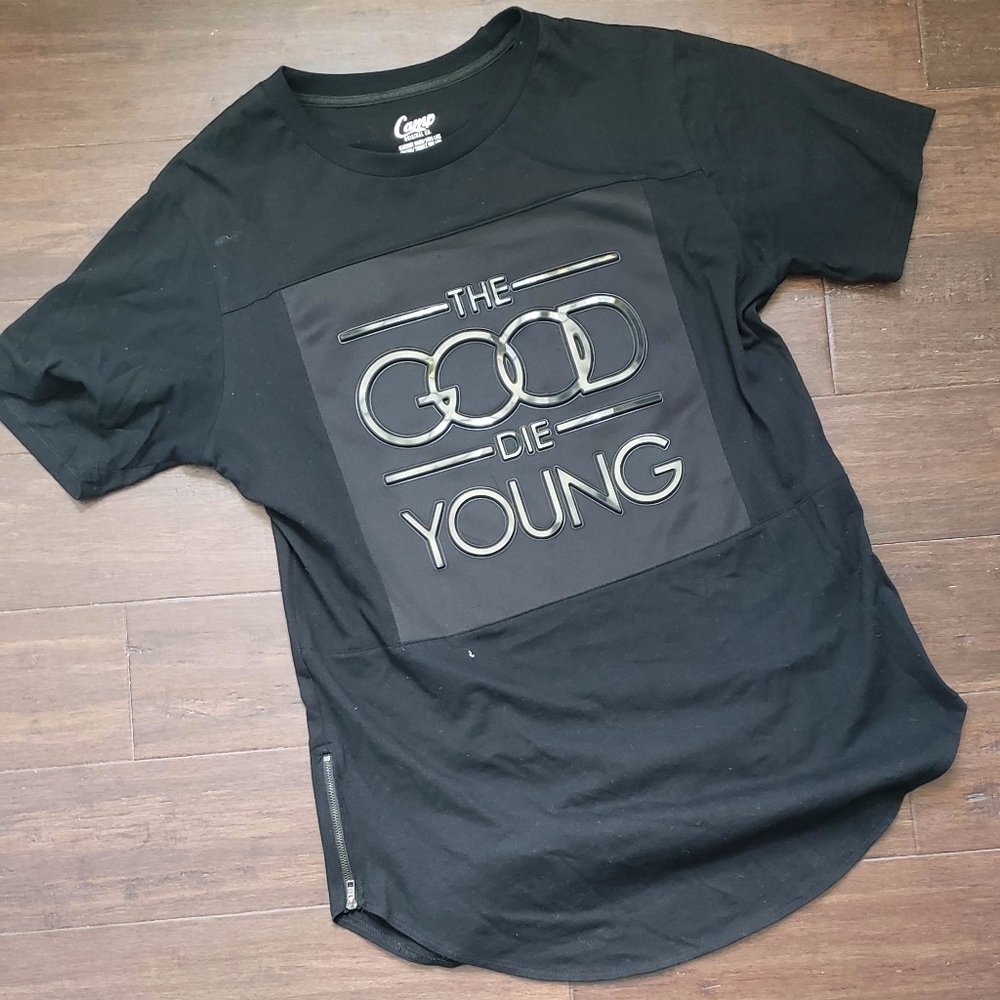 Black Camp short sleeve T-shirt